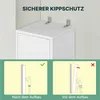 Yaheetech Badezimmerschrank, 20 cm schmaler Badschrank, 180 Produktbild-Vorschau 7
