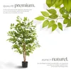 Ficus artificiel FIDA à l'aspect naturel - 120 cm Voir les images du produit 3