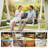 Gartenbankkissen 120x100x10 cm, Outdoor Bankauflage Produktbild-Vorschau 6