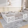 INONEFT Bodenbett Kinderbett 180x200,Montessori Bett mit Produktbild-Vorschau 2
