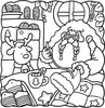 Libro da colorare "Cozy Christmas" per adulti e adolescenti Anteprima dell’immagine prodotto 3