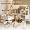 LVHOM Hausbett 90x200cm mit Schublade, Kinderbett mit Produktbild-Vorschau 6