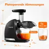 AMZCHEF ZM1501, pomalý odšťavňovač, 4 v 1, technologie Náhled obrázku produktu 10