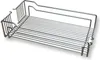 A silver wire basket on a white background. Produktbild-Vorschau