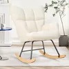 Hawthyhome fauteuil à bascule rembourré fauteuil de Voir les images du produit 1