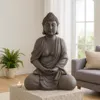 Schöner großer Buddha 70 cm Garten Deko Figur Skulptur Feng Produktbild-Vorschau 2