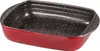 A red and black speckled baking dish. Produktbild-Vorschau