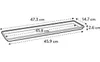 elho green basics balkon Untersetzer 50cm - lebhaft schwarz Produktbild-Vorschau 5