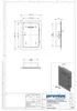 EW-FU Edelstahlkamintür 300 x 200 mm mit Schiebestutzen 60 Produktbild-Vorschau 2