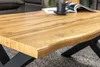Couchtisch WILD 90cm Tischplatte 30mm X-Beine Wildeiche Produktbild-Vorschau 6