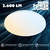 Briloner Plafoniera LED con telecomando Ø34x6cm rotonda Anteprima dell’immagine prodotto 2