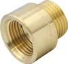 Messing Fitting Hahnverlängerung 1/2 Zoll x 15mm DN15 Produktbild-Vorschau 3