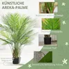 HOMCOM Grand palmier artificiel 120 cm, plante artificielle Voir les images du produit 4