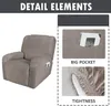 4 kusy sametového strečového lehátka Pohovka Slipcovers Náhled obrázku produktu 4