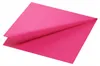 Serviettes Duni fuchsia 33x33cm 3 plis 250 pièces Voir les images du produit 1