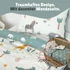 Baby Bettwäsche Safari Tiere 100x135 cm süße Bettwäsche mit Produktbild-Vorschau 6