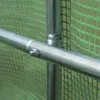 Close-up of a greenhouse frame with green netting. Náhľad obrázku produktu