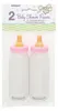 Favours Babyfläschchen Pink 2 Stück Babyparty Dekoration Produktbild-Vorschau 1