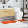 vidaXL Anti-Rutsch Badematten-Set 2 pcs Orange PP Produktbild-Vorschau 2