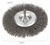 KOTARBAU® Schijfborstel 120 mm met ronde schacht gegolfd Productafbeelding-voorbeeld 2