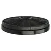A close-up, studio shot of a black carbon filter for a range hood. Produktbild-Vorschau