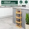 bremermann Bambus Standregal, Badregal mit 4 Ablagen, ca. Produktbild-Vorschau 3