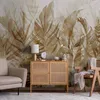 Vlies Fototapete - Magic Grove (Brown) 200x140 cm Blätter Produktbild-Vorschau 1