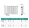 EMKE Design Paneelheizkörper Horizontal 630x616mm 805W Produktbild-Vorschau 7