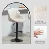 Barhocker 2er Set Höhenverstellbar Drehbar Tresenhocker mit Produktbild-Vorschau 7
