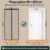 Sekey Fliegengitter Balkontür mit Magnet Insektenschutz Tür Produktbild-Vorschau 6