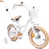 Mädchenfahrrad 14 Zoll Glocke Zusatzräder Schubstange Produktbild-Vorschau 1