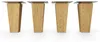4x sossai Holzfüße eckig - gerade Ausführung 10cm Eiche Produktbild-Vorschau 3