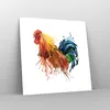 Poster - Poster ohne Rahmen - Hahn Ilustration Tier Farben Produktbild-Vorschau 7