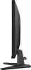 Side view of a black computer monitor on a stand. Voir les images du produit