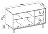 Selsey Neksto - Sideboard 3-türig, Eichenholzoptik, 150 cm Produktbild-Vorschau 5