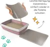 2x Katzenklo Matte Katzenstreu Katzentoilette Vorleger Produktbild-Vorschau 5