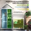 Outsunny 2 in 1 Gartenschrank Holz, Geräteschuppen mit Produktbild-Vorschau 5