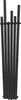 Mexen Omaha radiatore decorativo 1800 x 420 mm, 655 W, nero Anteprima dell’immagine prodotto 1