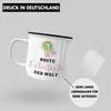 Trendation - Beste Patentante Der Welt Emaille Tasse Produktbild-Vorschau 3