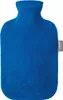 fashy Wärmflasche Fleecebezug, 2 Liter, saphier Produktbild-Vorschau 2