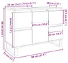 vidaXL Skříňka pod umyvadlo betonová šedá 80x33x60 cm Náhled obrázku produktu 8