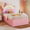 Ulife Kinderbett in Einhornform mit Ausziehbett und Produktbild-Vorschau 3