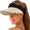 Sonnenhut Damen mit großer Krempe Faltbar Visor Cap Produktbild-Vorschau 1