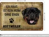 Blechschild Rottweiler 30x20cm Haus ist kein Heim ohne Produktbild-Vorschau 2
