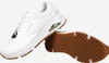 A pair of white Skechers sneakers shown from a diagonal angle against a white background. Produktbild-Vorschau