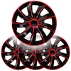 NRM | Radkappen Radzierblenden Quad 14" Rot und Schwarz Produktbild-Vorschau 5