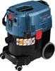 A blue and black Bosch wet/dry vacuum cleaner with wheels. Náhled obrázku produktu