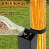 Colonna per pellet in acciaio con vetro borosilicato da 3 Anteprima dell’immagine prodotto 3