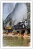 Poster - Poster ohne Rahmen - Alt Lokomotive Berge - Produktbild-Vorschau 1