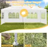 COSTWAY 3x6m Gartenpavillon Partyzelt mit 4 abnehmbaren Produktbild-Vorschau 5